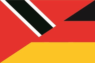 Fahne Flagge Trinidad & Tobago-Deutschland Premiumqualität