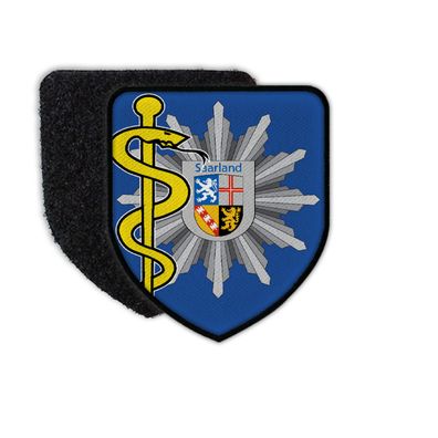 Patch Polizeiarzt Saarland Polizei Abzeichen Arzt Doktor Mediziner #36220