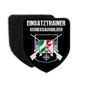 Patch Wappen Polizei Justiz Nordrhein Westfalen Einsatztrainer 75 x 65 #36207