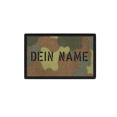 Patch Namen Personalisiert Name Wunschtext Flecktarn Bundeswehr Uniform#36598