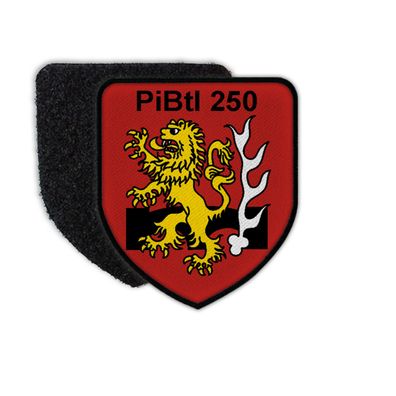 Patch PiBtl 250 Pionier-Bataillon Bundeswehr Wappen Abzeichen Aufnäher #33614