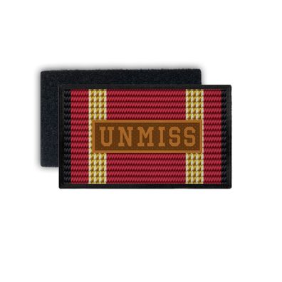 Einsatzbandschnallen Unimiss Patch Nationale Mission South Auszeichnung#33800