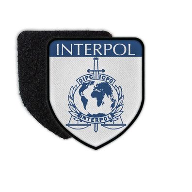 Patch Interpol Internationale Kriminalpolizeiliche Organisation ICPO #31828