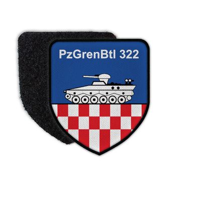 Patch PzGrenBtl322 Abzeichen Schützenpanzer Panzergrenadierbataillon #31713