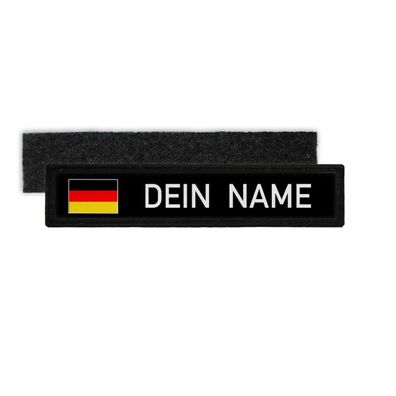 Deutschland Namenschild Patch mit Namen Bundeswehr Polizei Feuerwehr DEU #32321