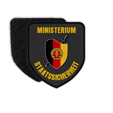 Patch Ministerium für Staatssicherheit Stasi DDR Schild Schwert #33346