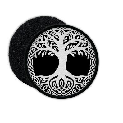 Patch Yggdrasil Weltenesche Weltenbaum 9 Welten Wikinger Aufnäher Klett #27394