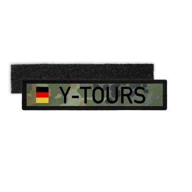 Namenspatch Y-Tours Bundeswehr Flecktarn Camo Kennzeichen Heer Fun #30635