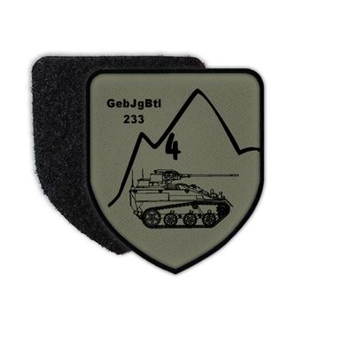 Patch 4 GebJgBtl 233 Gebirgsjägerbrigade Bad Reichenhall Gebirgsjägerbtl #30757