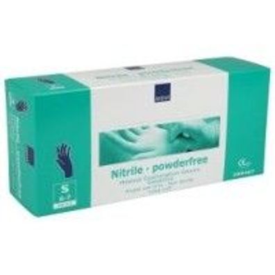 Abena Nitril Handschuhe puderfrei Einmalhandschuhe 150 / Box Einweg S -XL Blau