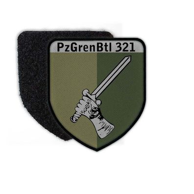 Patch PzGrenBtl 321 TARN Schwanewede Bundeswehr Abzeichen Wappen BW Klett #24654