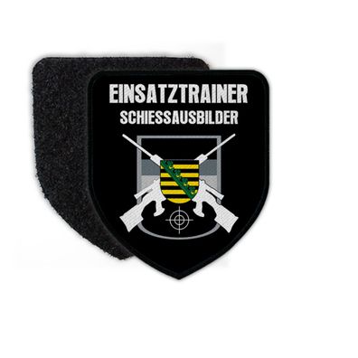 Patch Wappen Polizei Justiz Sachsen Einsatztrainer Aufnäher #25969