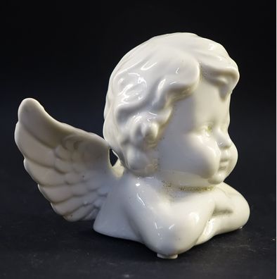 Ausgefallene Alte Retro Porzellan Geflügel Engel Figur Schutzengel Statue Skulptur