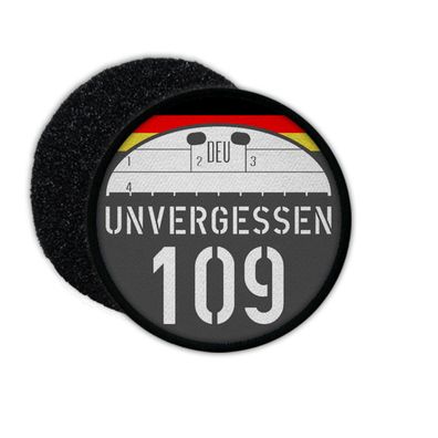 Patch Unvergessen 109 Gedenken Bundeswehr gefallene Kameraden Marsch #25360