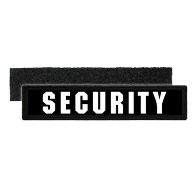 Namensschild Patch Security Sicherheitsdienst Aufnäher Personen Schützer #22535