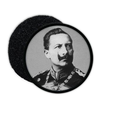 Patch Kaiser Wilhelm II Preußen Foto Bild Andenken Aufnäher #32926