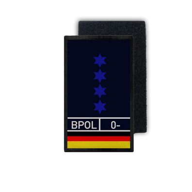 Polizeihauptmeister PHM PHMin Klett Dienstpatch Bundespolizei 9,8x6cm #31395