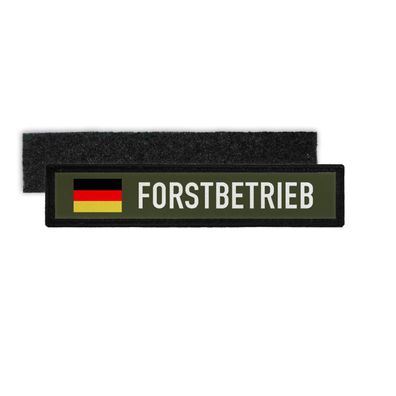 Patch Namensschild Forstbetrieb Forst Abzeichen Deutschland Wald Arbeiter #30359