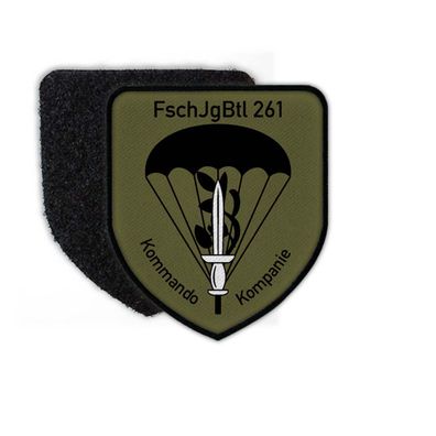 Patch FschJgBtl 261 Kommando Kompanie Bundeswehr Fallschirmjäger #25013