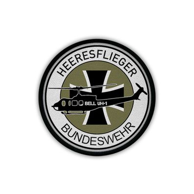 Heeresflieger Bundeswehr Bell UH-1 Bückeburg Wappen Patch Aufnäher #18092