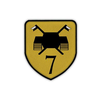 Patch / Aufnäher Panzeraufklärungsbataillon 7 PzAufklBtl BW Wappen #19732