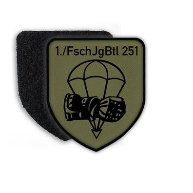 Patch FschJgBtl 251 Calw Fallschirmjäger-Bataillon Kompanie Aufnäher#21622