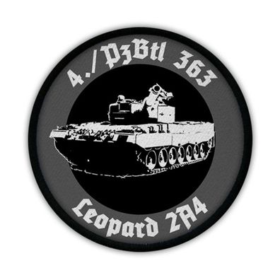 Patch / Aufnäher - 4. PzBtl 363 Leopard 2A4 Panzer Kompanie #13144
