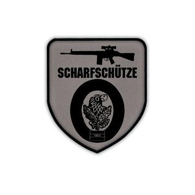 Patch / Aufnäher - G3 Scharfschütze Sniper Gewehr Bundeswehr Waffe #19561
