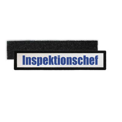 Namensschild Inspektionschef Inspektion Chef Hauptmann Major Patch #25915