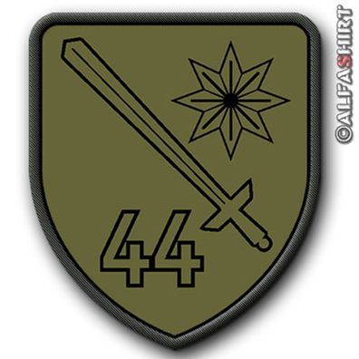 Patch / Aufnäher - PzBtl44 - Tarnvariante Wappen Militär Bundeswehr #8970