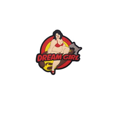 3D Rubber Dream Girl Patch Bombe Girls Traumfrau Airsoft 9 x 9 cm#26934