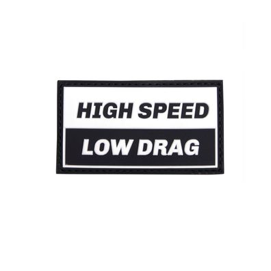 3D Rubber High Speed Low Drag Patch Rennsport Racing Auto Cars 4 x 7 cm#26974