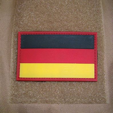 Deutschland Germany Fahne Abzeichen KSK Tactical 3D Rubber Patch 5x8cm #17044