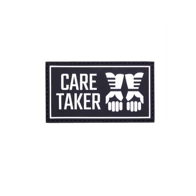 Care Taker Pflege Zusammenhalt Infidel Handschuhe 3D Rubber Patch 4x7cm #27121