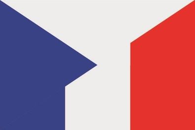 Fahne Flagge Tschechien-Frankreich Premiumqualität