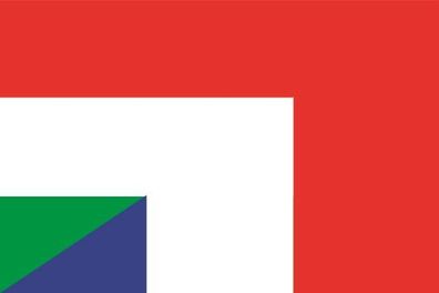 Fahne Flagge Ungarn-Frankreich Premiumqualität