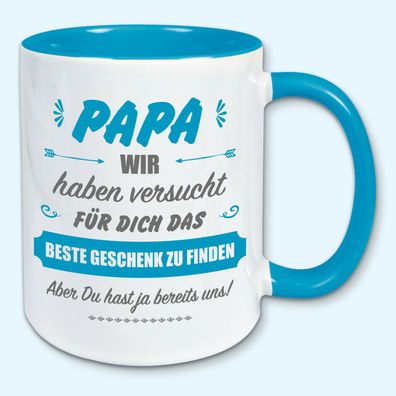 Tasse, Kaffeebecher, für Papa das beste Geschenk, Ostern, Vatertag