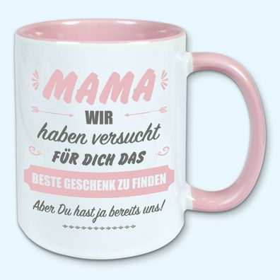 Tasse, Kaffeebecher, für Mama das beste Geschenk, Ostern, Muttertag