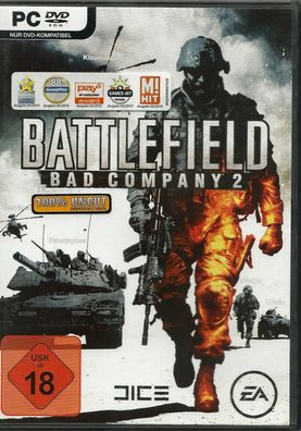 Battlefield: Bad Company 2 (PC, 2011, DVD-Box) MIT Origin Key Code, Neuwertig