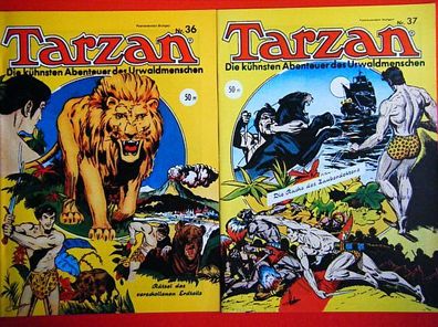 Tarzan Mondial-Hethke 36,37, . ungelesen Top!!