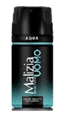 Malizia Uomo Aqua Deo 150ml Deodorant Eau de Toilette Spray