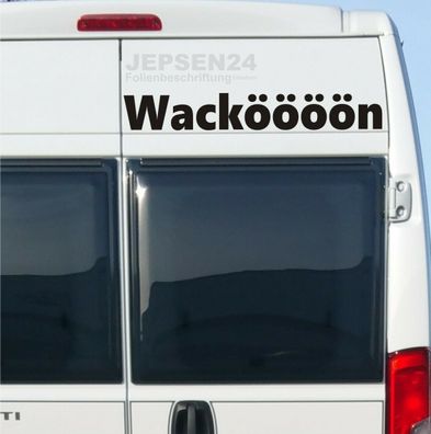 Wacken Autoaufkleber S119 Wacköööön 70cm Farbauswahl Heckfenster Seitenaufkleber