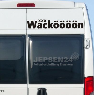 Wacken Autoaufkleber Wacköööön XXX 70cm Farbauswahl Heckfenster Seitenaufkleber