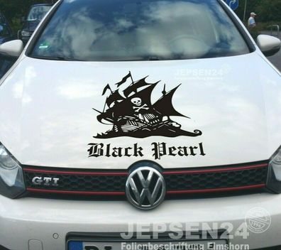 Aufkleber Black Pearl 60x42cm CW02 Piratenschiff Auto Wohnmobil Bus Farbwahl