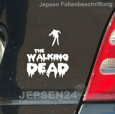 Autoaufkleber The Walking Dead Aufkleber 10x7cm JDM DUB Zombie S015B