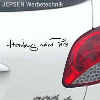 Aufkleber Hamburg meine Perle 18cm S039 Wunschfarbe für Auto Fahrrad Handy ...