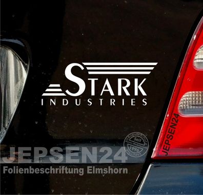 Auto Aufkleber Stark Industries 20cm S140 Sticker Decal JDM Iron Man Farbwahl