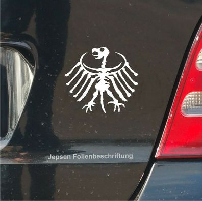Autoaufkleber Bundes Adler Bone Deutschland Aufkleber 12cm S006 Sticker JDM OEM