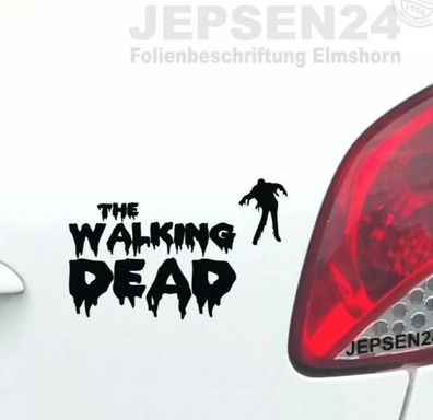 Autoaufkleber The Walking Dead Aufkleber 10x7cm JDM DUB Zombie S015B