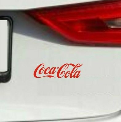 Coca Cola 7cm - Aufkleber für Kühlschrank Auto Rad ... einfarbig nach Wunsch